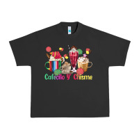 Pigment Black cafecito y chisme coffee cups Urban Heavy Tee - MaliasSmallBusiness