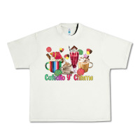 Pistachio cafecito y chisme coffee cups Urban Heavy Tee - MaliasSmallBusiness