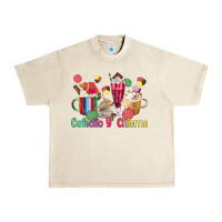 Sandshell cafecito y chisme coffee cups Urban Heavy Tee - MaliasSmallBusiness