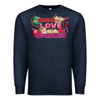 Navy Valentine's Day teach love inspire Premium Sweatshirt - FaDigitalArtStudio