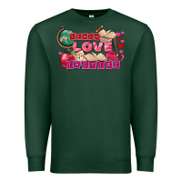 Sports Green Valentine's Day teach love inspire Premium Sweatshirt - FaDigitalArtStudio