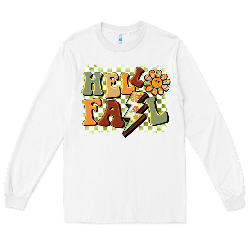 Groovy Hello Fall Long Sleeve Tee by BarkalooDesign | Teevron