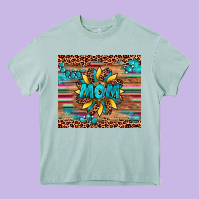 Sunflower Mom Heavy Core Tee Designed By Artiststas