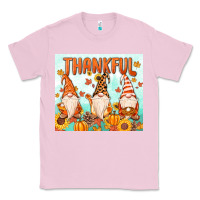 Bubblegum Pink thankful gnome Classic Tee - MaliasSmallBusiness