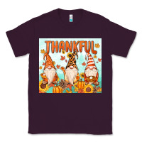 Plum thankful gnome Classic Tee - MaliasSmallBusiness