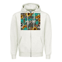 Oatmeal Heather yet despite the look on my face you are still talk Zipper Hoodie - CowGirlArtShop