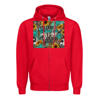 Red yet despite the look on my face you are still talk Zipper Hoodie - CowGirlArtShop
