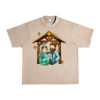 French Oak jesus newborn oh holy night Urban Heavy Tee - MaliasSmallBusiness