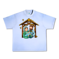 Grape Ice jesus newborn oh holy night Urban Heavy Tee - MaliasSmallBusiness
