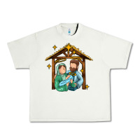 Pistachio jesus newborn oh holy night Urban Heavy Tee - MaliasSmallBusiness