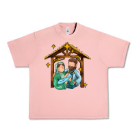 Salmon jesus newborn oh holy night Urban Heavy Tee - MaliasSmallBusiness