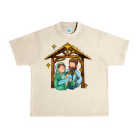 Sandshell jesus newborn oh holy night Urban Heavy Tee - MaliasSmallBusiness