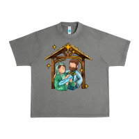 Tornado jesus newborn oh holy night Urban Heavy Tee - MaliasSmallBusiness