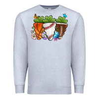 Heather Grey Easter Day Sports Easter sports carrots Premium Sweatshirt - OliviaCreatesArt