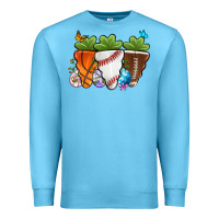 Ocean Blue Easter Day Sports Easter sports carrots Premium Sweatshirt - OliviaCreatesArt