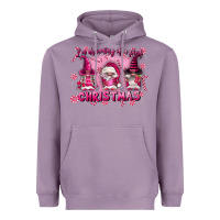 Lavender i'm dreaming of a pink christmas Heavyweight Hoodie - FaDigitalArtStudio