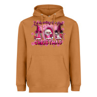 Meerkat i'm dreaming of a pink christmas Heavyweight Hoodie - FaDigitalArtStudio