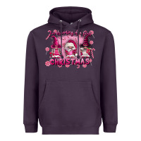 Plum i'm dreaming of a pink christmas Heavyweight Hoodie - FaDigitalArtStudio