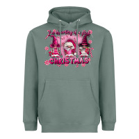 Sage i'm dreaming of a pink christmas Heavyweight Hoodie - FaDigitalArtStudio