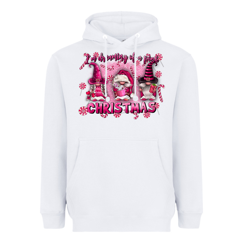 I'm Dreaming Of A Pink Christmas Heavyweight Hoodie by FaDigitalArtStudio | Teevron