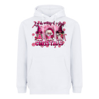 White i'm dreaming of a pink christmas Heavyweight Hoodie - FaDigitalArtStudio