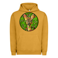 Pigment Peanut Butter red brocket deer christmas Urban Hoodie - LillyAllenDesigns