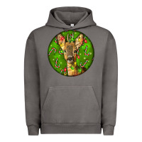 Pigment Tornado red brocket deer christmas Urban Hoodie - LillyAllenDesigns