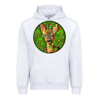 White red brocket deer christmas Urban Hoodie - LillyAllenDesigns