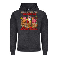 Vintage Black all i want for christmas is pan dulce Vintage Hoodie - MaliasSmallBusiness