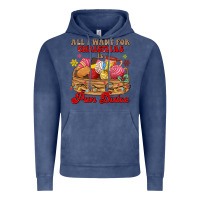 Vintage Denim all i want for christmas is pan dulce Vintage Hoodie - MaliasSmallBusiness