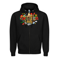 Black cinco de mayo cafeteria lady Zipper Hoodie - CowGirlArtShop