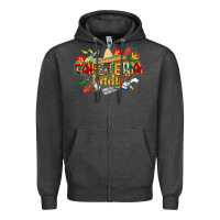 Charcoal Heather cinco de mayo cafeteria lady Zipper Hoodie - CowGirlArtShop