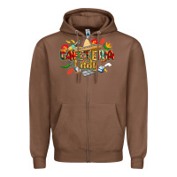 Chestnut cinco de mayo cafeteria lady Zipper Hoodie - CowGirlArtShop