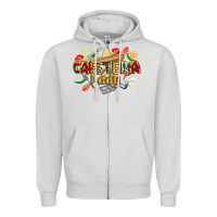 Dove Grey cinco de mayo cafeteria lady Zipper Hoodie - CowGirlArtShop