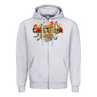 Heather Grey cinco de mayo cafeteria lady Zipper Hoodie - CowGirlArtShop
