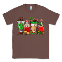Chestnut Christmas tractor coffee cup Classic Tee - NancyCooperArtShop
