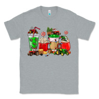 Heather Grey Christmas tractor coffee cup Classic Tee - NancyCooperArtShop