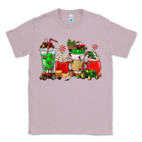 Lilac Christmas tractor coffee cup Classic Tee - NancyCooperArtShop
