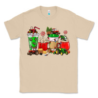 Mushroom Christmas tractor coffee cup Classic Tee - NancyCooperArtShop