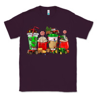 Plum Christmas tractor coffee cup Classic Tee - NancyCooperArtShop