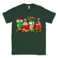 Sports Green Christmas tractor coffee cup Classic Tee - NancyCooperArtShop