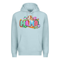 Blue Mist Western Mama Easter Premium Hoodie - CowGirlArtShop