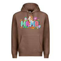Chestnut Western Mama Easter Premium Hoodie - CowGirlArtShop