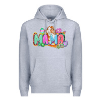 Heather Grey Western Mama Easter Premium Hoodie - CowGirlArtShop