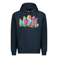 Navy Western Mama Easter Premium Hoodie - CowGirlArtShop