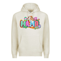 Oatmeal Heather Western Mama Easter Premium Hoodie - CowGirlArtShop