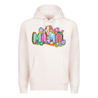 Pale Pink Western Mama Easter Premium Hoodie - CowGirlArtShop