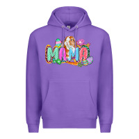 Purple Western Mama Easter Premium Hoodie - CowGirlArtShop
