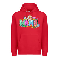 Red Western Mama Easter Premium Hoodie - CowGirlArtShop