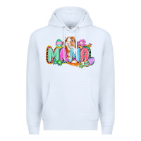 White Western Mama Easter Premium Hoodie - CowGirlArtShop